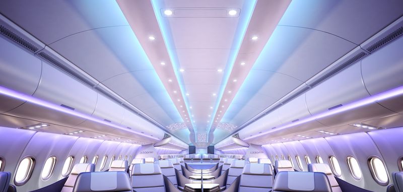 Pictures: Airbus Offers Glimpse Of New Cabin For A330neo