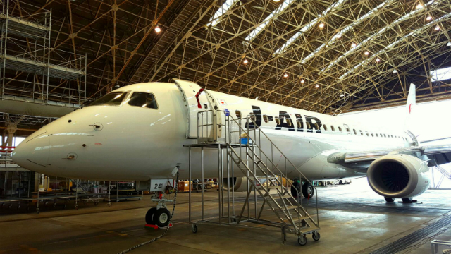 Picture Embraer Delivers Japan S First E190 To J Air