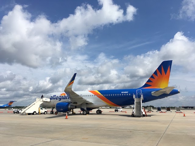 PICTURES: Allegiant welcomes first new A320 in Orlando