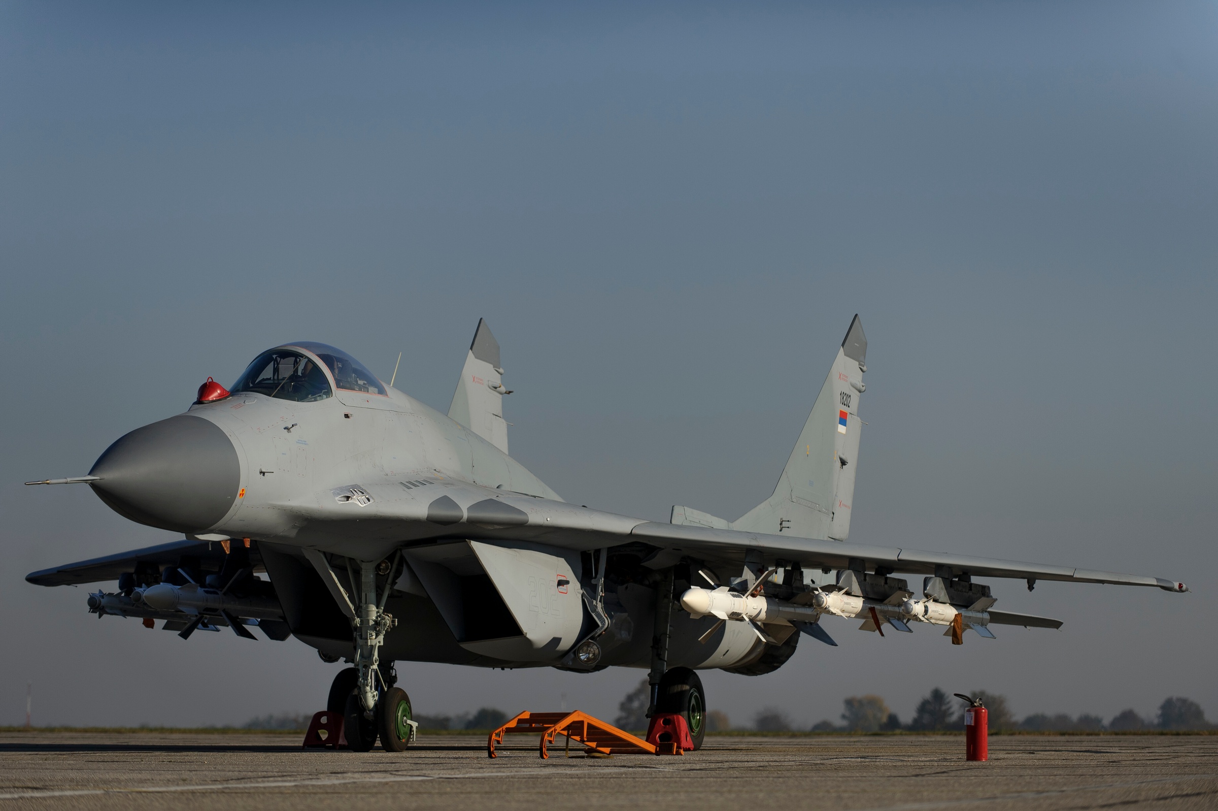 Serbia receives six MiG-29s donated by Russia