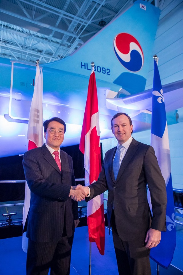 PICTURES Korean Air third operator for CSeries