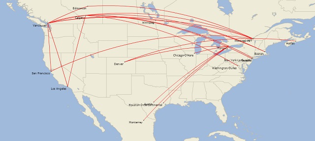 Air Canada studies dozens of potential A220 routes