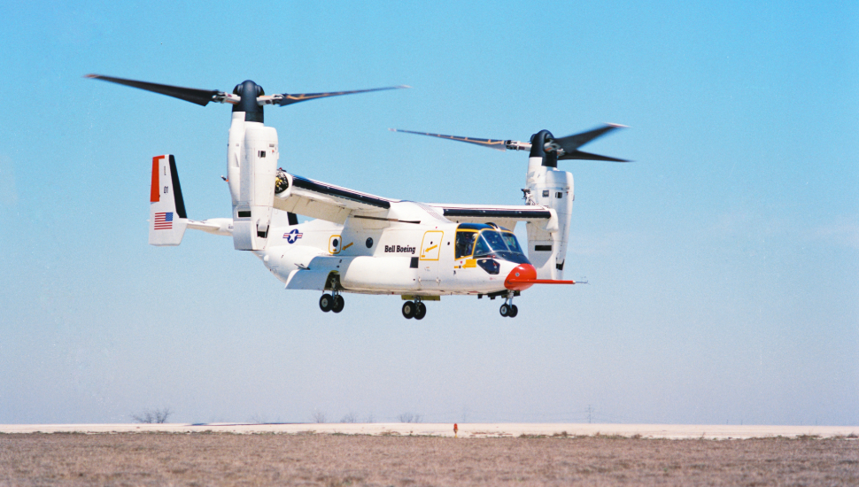 Bell Boeing V 22 Osprey First Flight | Fighter Sweep